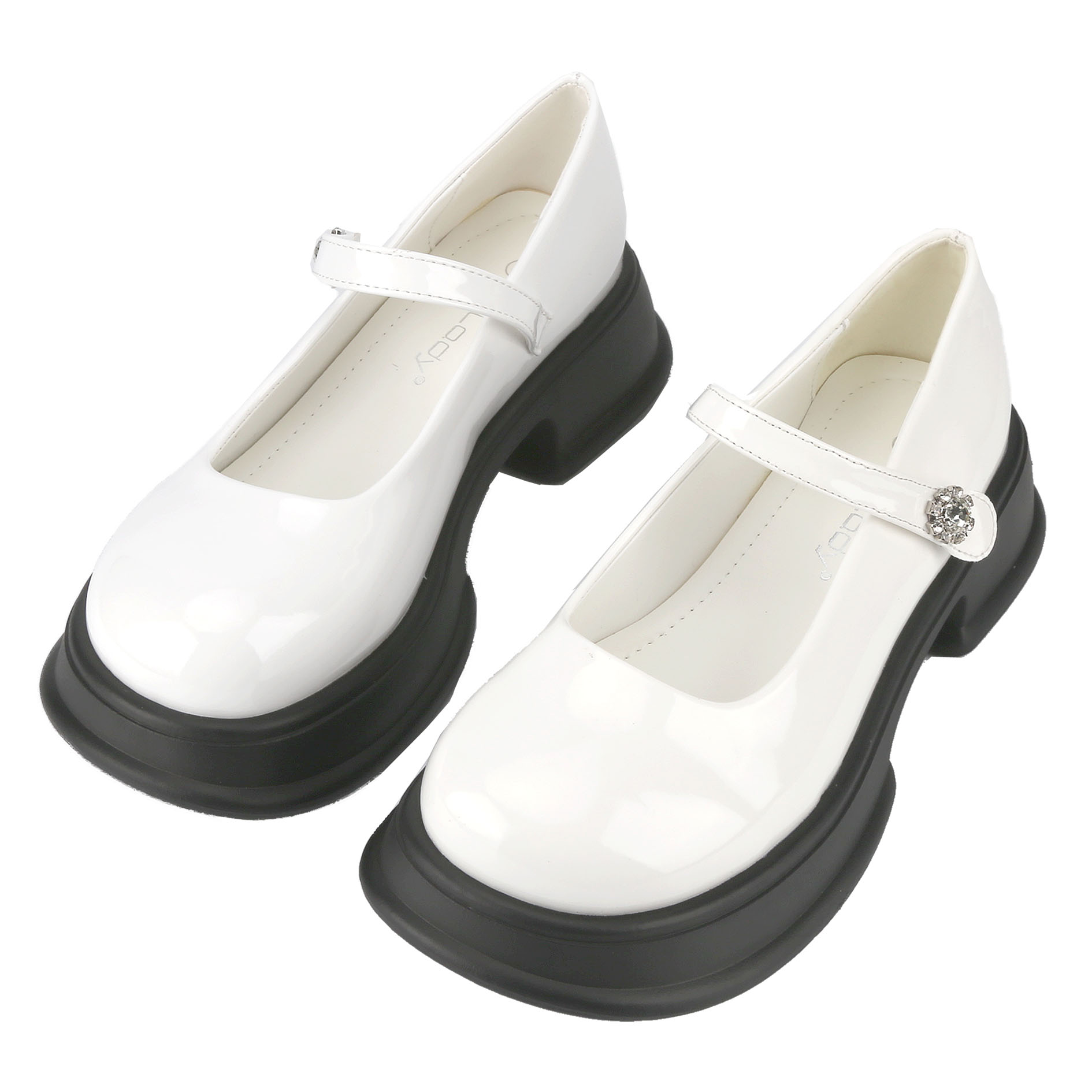 Rosy 1 Women s Platform Chunky Heel Loafers Classic details 1