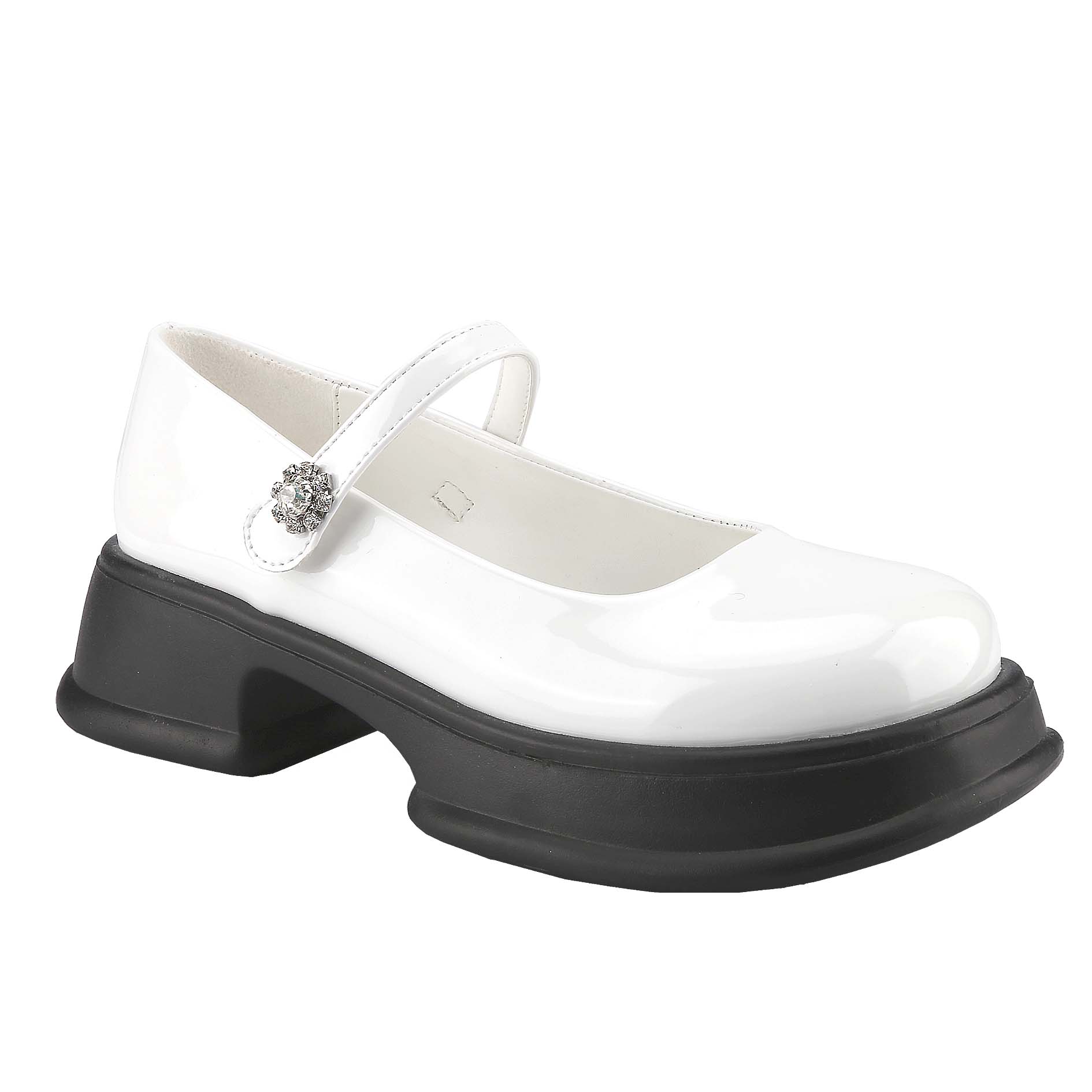 Rosy 1 Women s Platform Chunky Heel Loafers Classic details 2