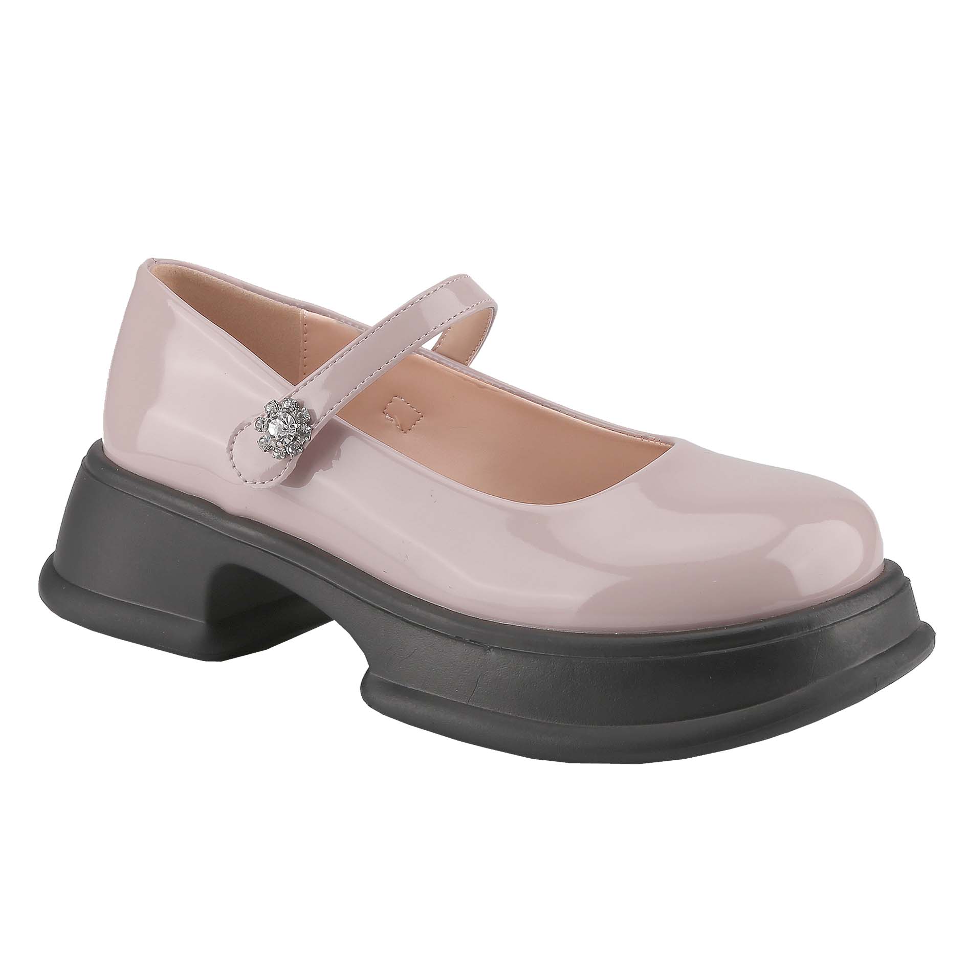 Rosy 1 Women s Platform Chunky Heel Loafers Classic details 3