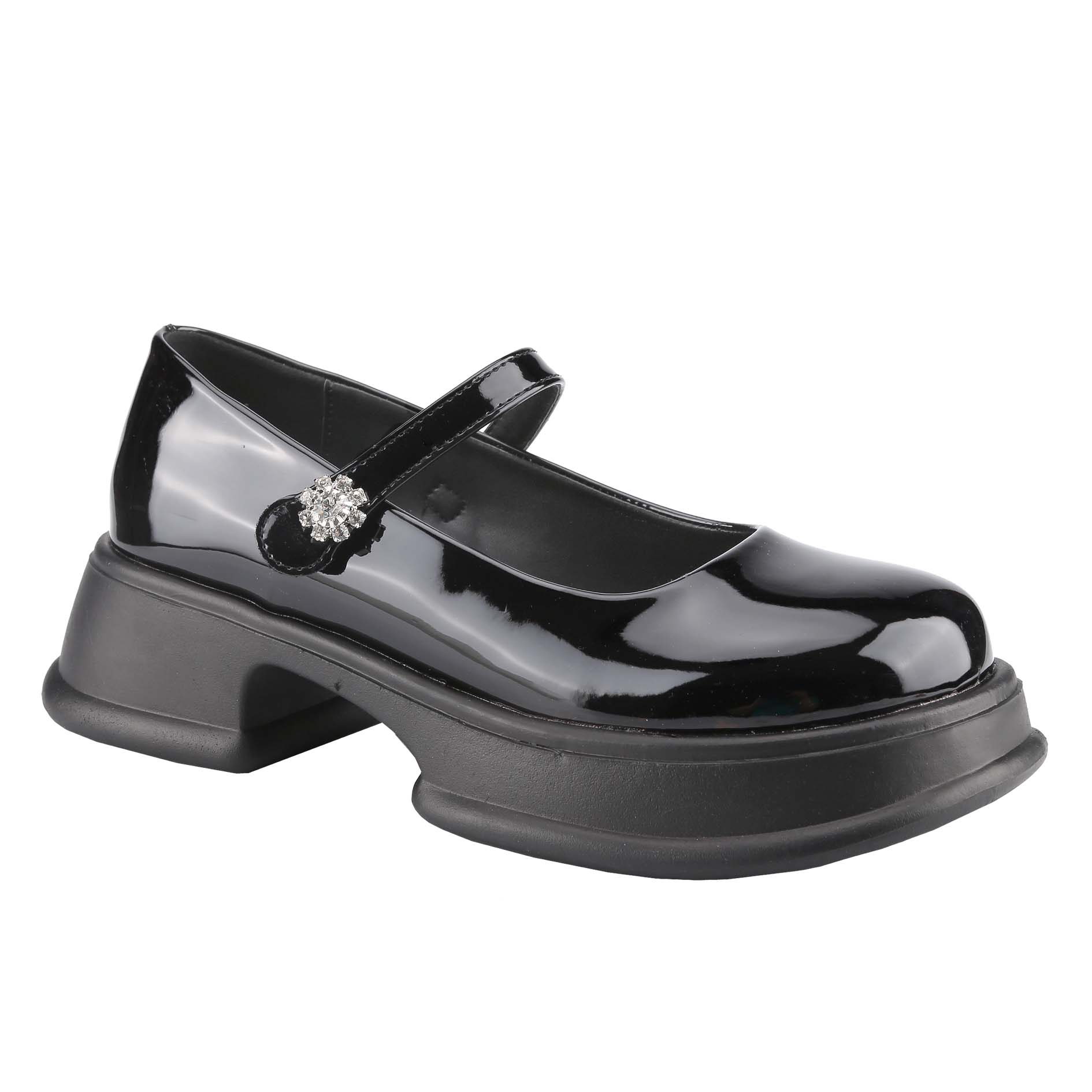 Rosy 1 Women s Platform Chunky Heel Loafers Classic details 6